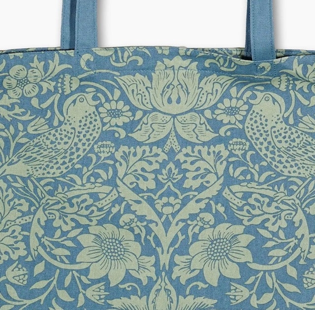 William Morris cotton shopper bag