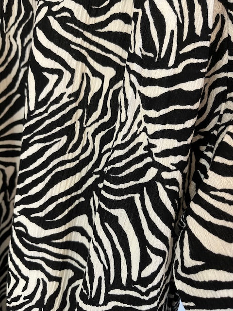 Animal print blouse