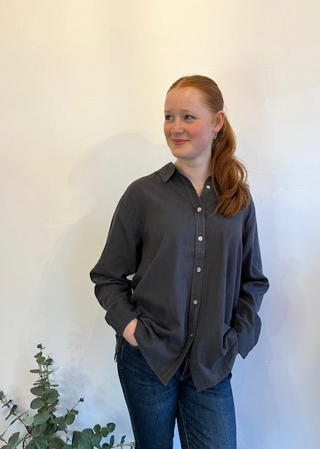 Slate grey linin shirt