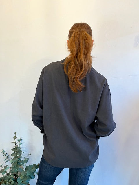 Slate grey linin shirt
