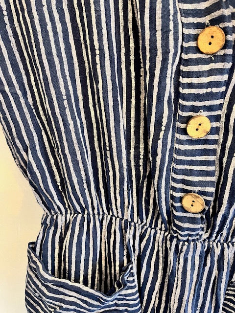 Striped Cotton Jumpsuit