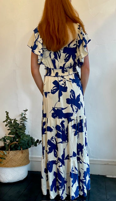 Petal print dress