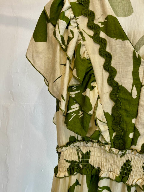 Petal print dress