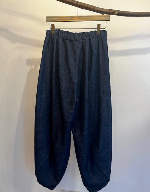 Denim Barrel Trousers