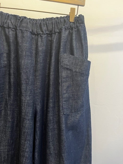 Denim Barrel Trousers