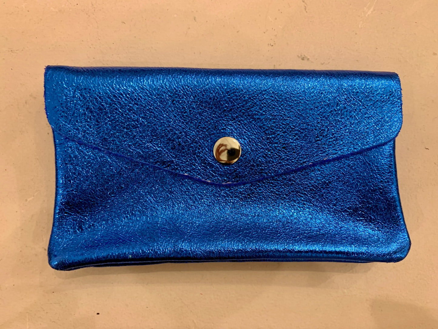 Leather Metallic Purse