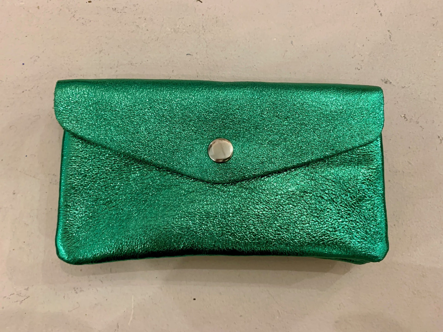 Leather Metallic Purse
