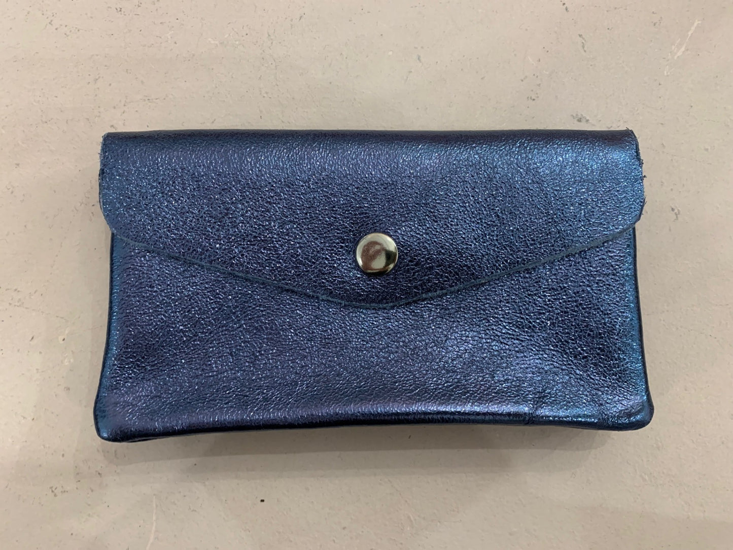 Leather Metallic Purse