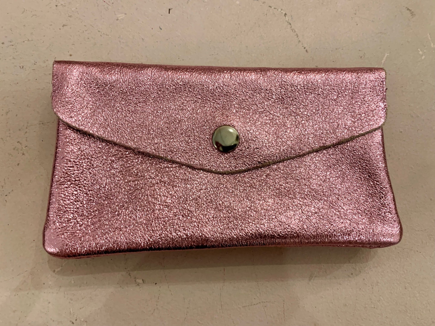 Leather Metallic Purse