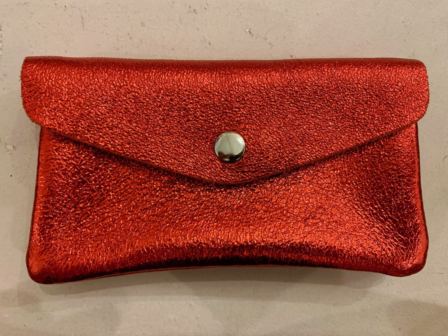 Leather Metallic Purse