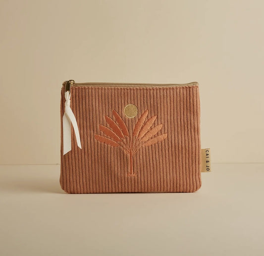 Corduroy pouches