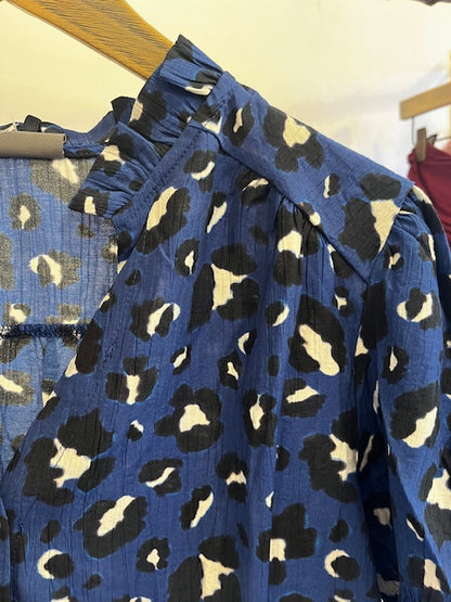Leopard print blouse