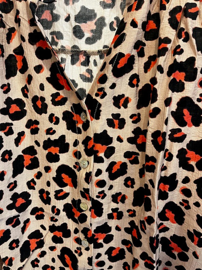 Leopard print blouse