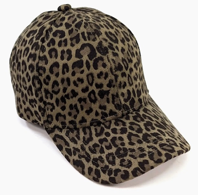 Leopard print hat