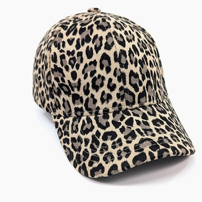 Leopard print hat