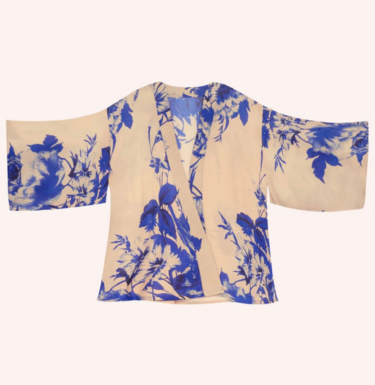 China blue kimono