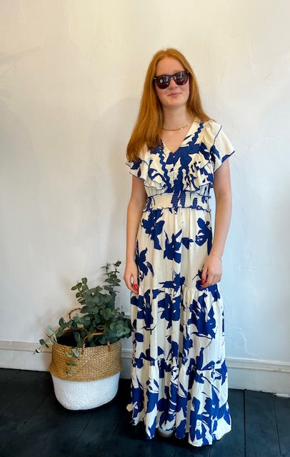 Petal print dress