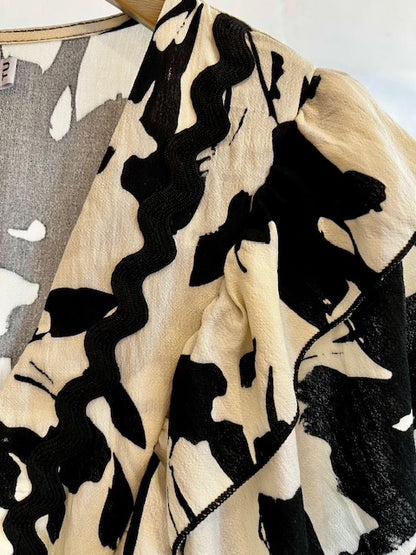 Petal print dress