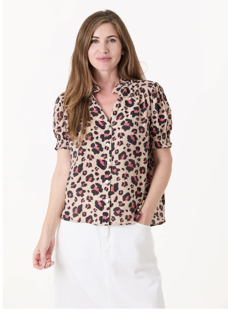 Leopard print blouse