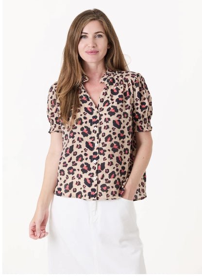 Leopard print blouse
