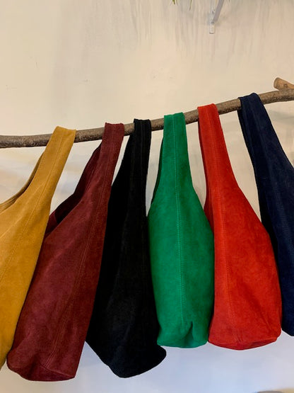 Suede Tote Bag