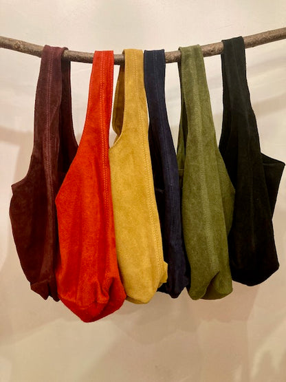 Suede Tote Bag